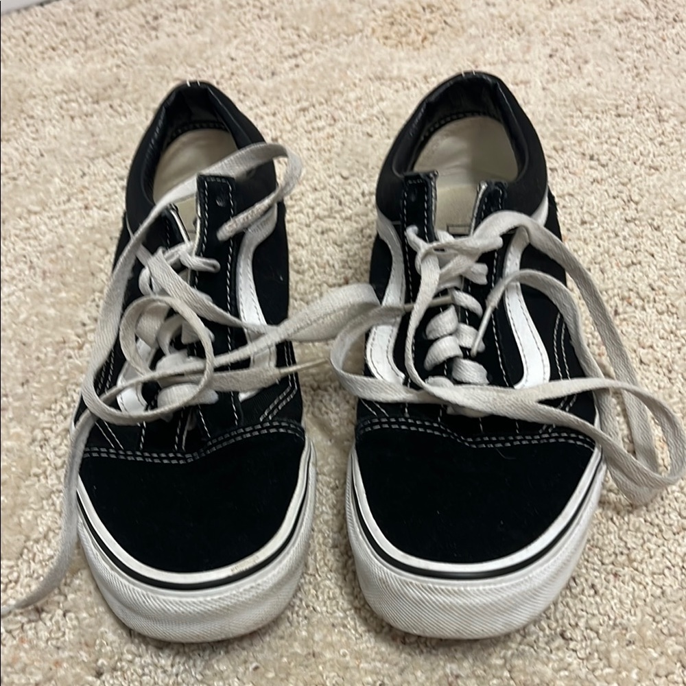 Vans Black and White Sneakers